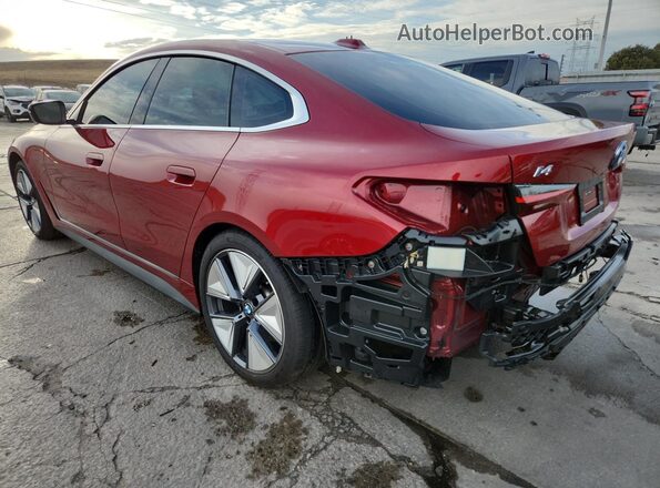 WBY43HD05SFU11197 2025 BMW I4 Red Rear left