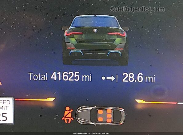 WBY73AW00NFN17434 2022 BMW I4 Green 