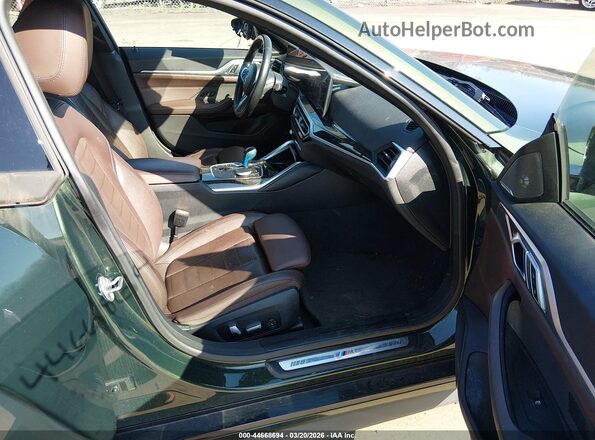 WBY73AW00NFN17434 2022 BMW I4 Green Սալոնի դիմացի տեսք
