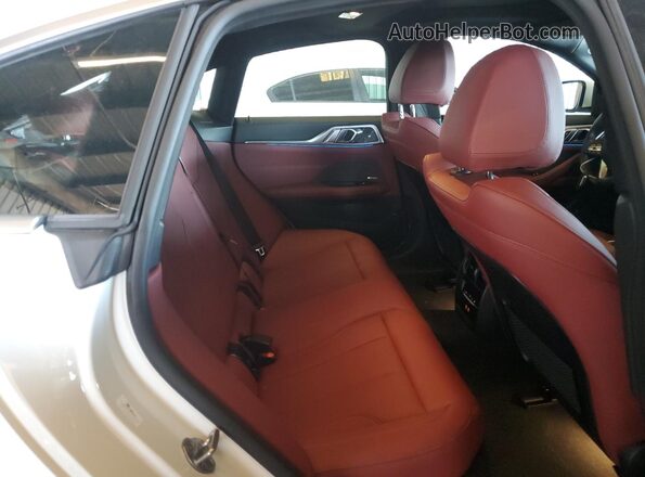 WBY73AW01PFP11277 2023 BMW I4 White Rear seats view