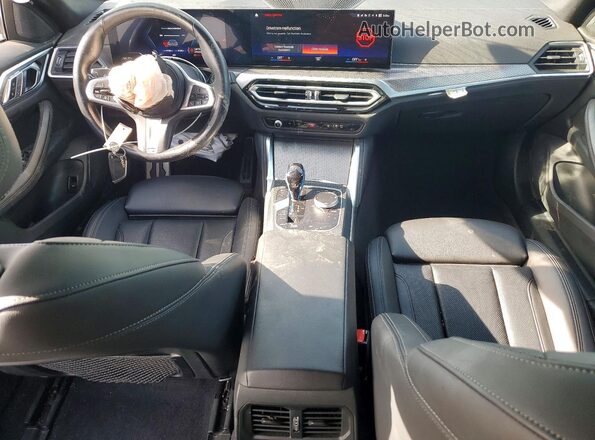 WBY73AW06NFN25084 2022 BMW I4 Gray Առջևի վահանակի տեսք
