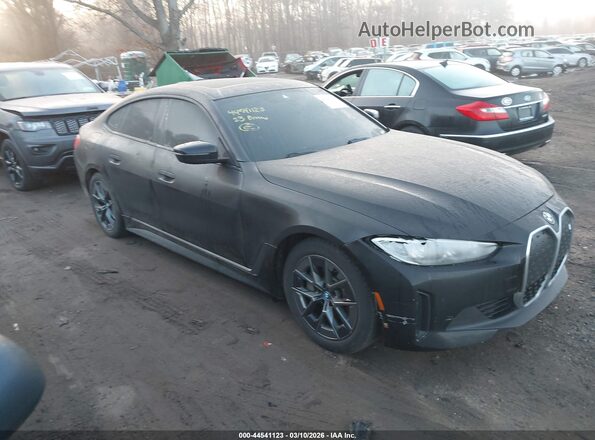 WBY73AW09PFP82419 2023 BMW I4 Black Widok wnętrza z tyłu