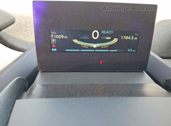 WBY7Z2C5XJVB88491 2018 BMW I3 Blue Instrument cluster view