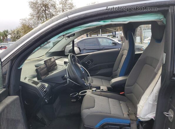 WBY8P2C08M7H36379 2021 BMW I3 Black Widok wnętrza z przodu