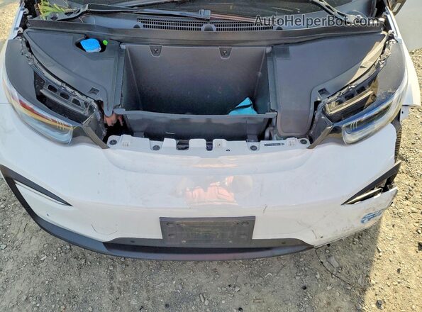 WBY8P4C03L7G58913 2020 BMW I3 White Widok wnętrza z tyłu