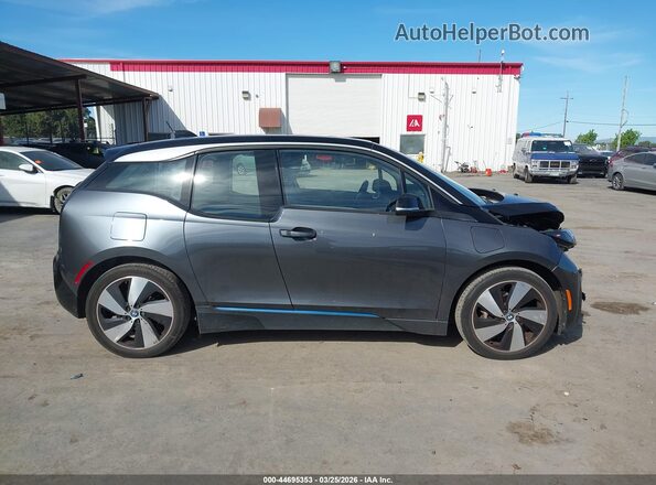WBY8P4C04L7G74196 2020 BMW I3 Gray Widok wnętrza z tyłu