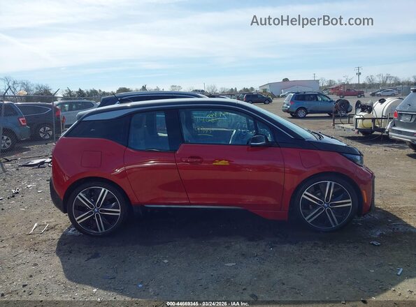WBY8P4C58K7E20534 2019 BMW I3 Red უკანა სალონის ხედი