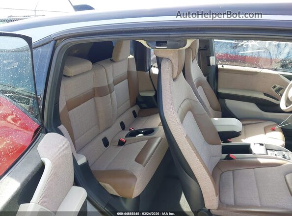 WBY8P4C58K7E20534 2019 BMW I3 Red VIN კოდის სტიკერის ხედი