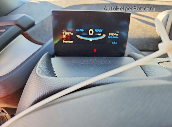 WBY8P4C59K7D03092 2019 BMW I3 Charcoal Widok zestawu wskaźników