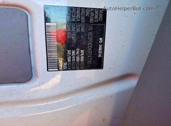 WD3PE8DD6GP247790 2016 MERCEDES-BENZ SPRINTER White 360 interior view