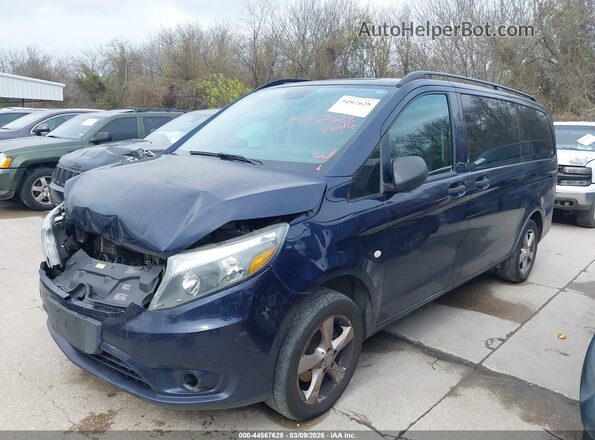 WD4PG2EE6G3097133 2016 MERCEDES-BENZ METRIS Blue Przód lewy