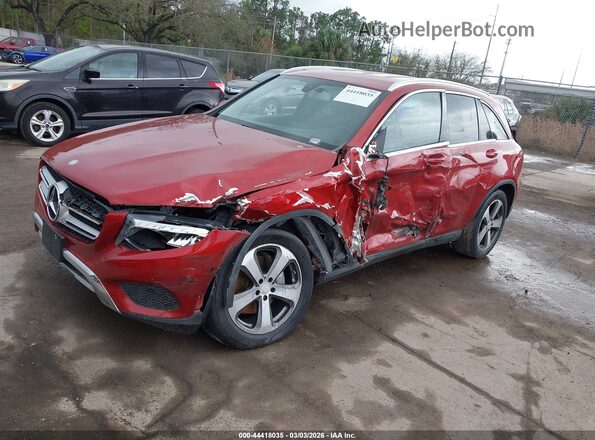 WDC0G4JB2GF046109 2016 MERCEDES-BENZ GLC 300 Красный Передняя левая четверть