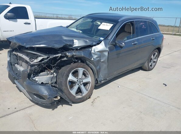 WDC0G4JB2KV127979 2019 MERCEDES-BENZ GLC 300 Gray Передня ліва чверть