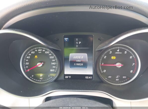 WDC0G4JB5HF249464 2017 MERCEDES-BENZ GLC 300 Gray Вид задніх сидінь