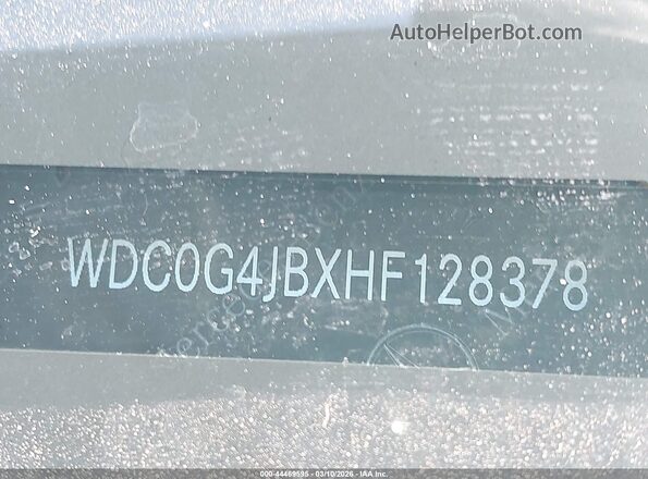 WDC0G4JBXHF128378 2017 MERCEDES-BENZ GLC 300 Light Blue 