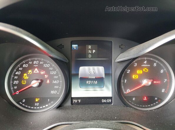 WDC0G4JBXJV027658 2018 MERCEDES-BENZ GLC-CLASS Gray Вид щитка приладів
