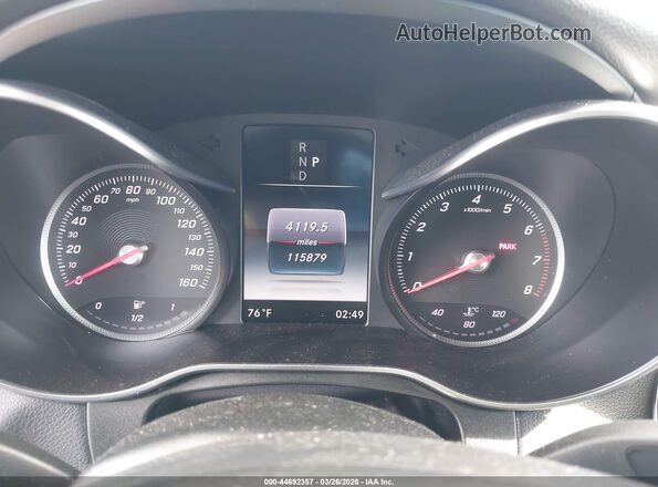 WDC0G4KB2HF149918 2017 MERCEDES-BENZ GLC 300 White Вид задніх сидінь