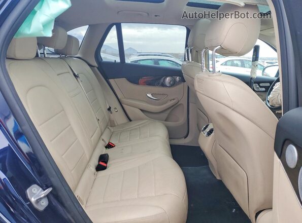 WDC0G4KB5JV076474 2018 MERCEDES-BENZ GLC-CLASS Blue უკანა სავარძლების ხედი
