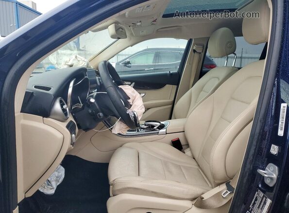 WDC0G4KB5JV076474 2018 MERCEDES-BENZ GLC-CLASS Blue წინა სალონის ხედი
