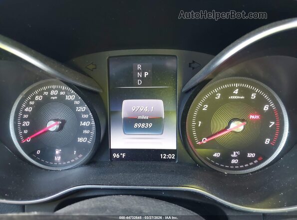 WDC0G4KB7HF135836 2017 MERCEDES-BENZ GLC 300 Черный Вид задних сидений