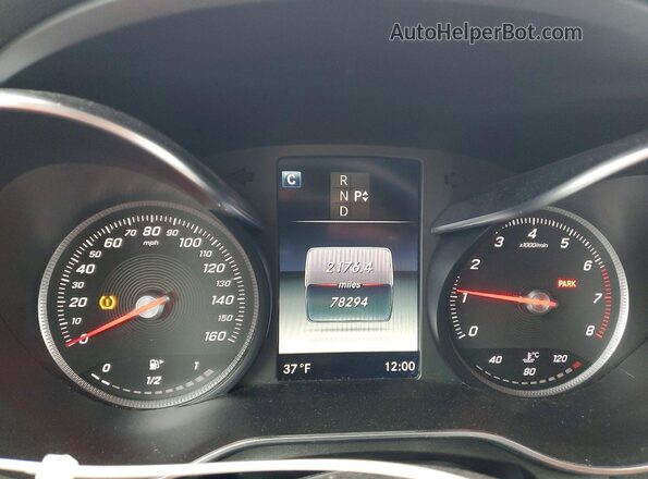 WDC0G4KB7HF167265 2017 MERCEDES-BENZ GLC-CLASS Gray Widok zestawu wskaźników