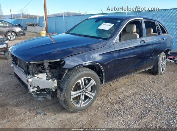 WDC0G4KBXJV036181 2018 MERCEDES-BENZ GLC 300 Blue Przód lewy