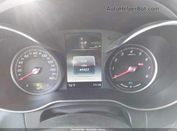 WDC0G5EB3KF619463 2019 MERCEDES-BENZ GLC 350E White Вид задніх сидінь