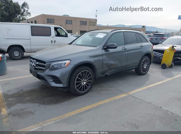 WDC0G5EBXKF561934 2019 MERCEDES-BENZ GLC 350E Gray წინა მარცხენა ხედი სამი მეოთხედიდან