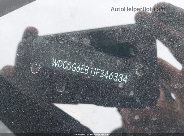 WDC0G6EB1JF346334 2018 MERCEDES-BENZ AMG GLC 43 Черный 