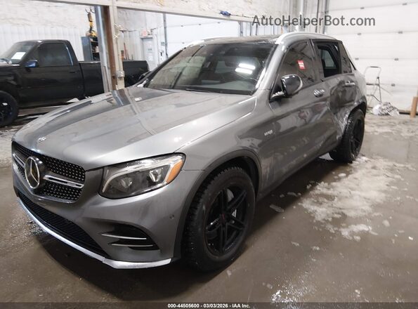 WDC0G6EB4JV025586 2018 MERCEDES-BENZ AMG GLC 43 Gray Przód lewy