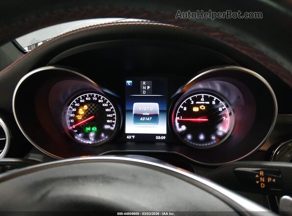 WDC0G6EB4JV025586 2018 MERCEDES-BENZ AMG GLC 43 Gray Widok tylnych siedzeń