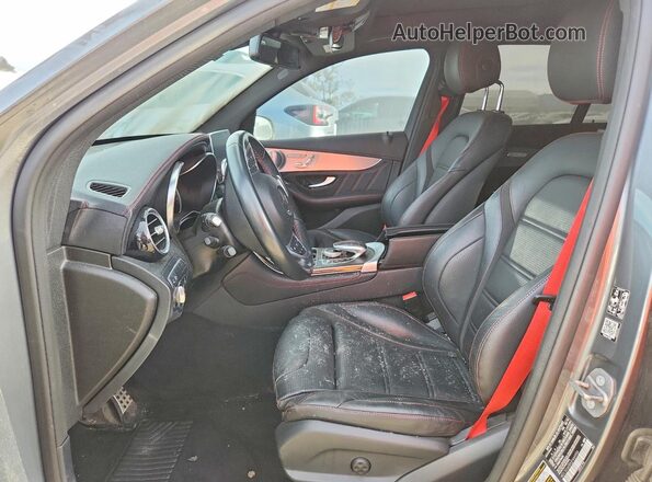 WDC0G6EBXJF444956 2018 MERCEDES-BENZ GLC-CLASS Угольный Вид салона спереди
