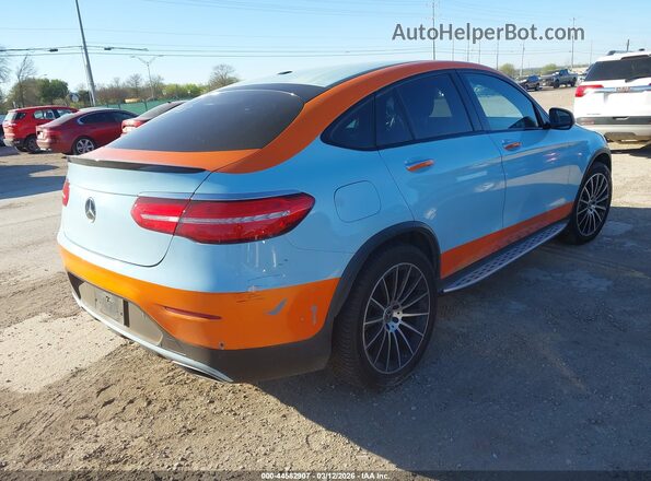 WDC0J4KB1KF516543 2019 MERCEDES-BENZ GLC 300 COUPE Light Blue Tył prawy