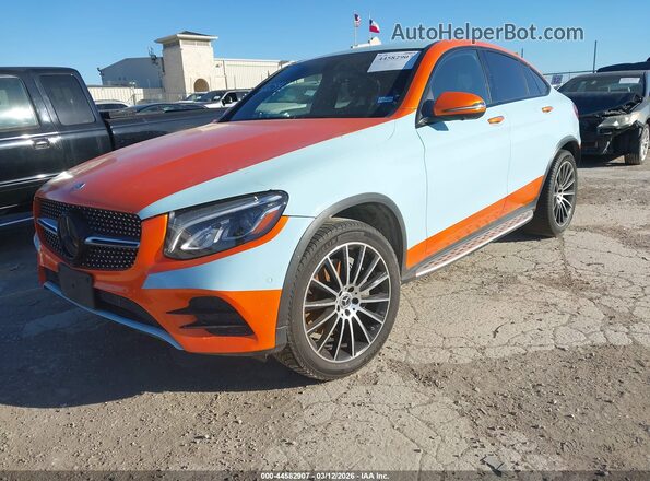 WDC0J4KB1KF516543 2019 MERCEDES-BENZ GLC 300 COUPE Light Blue Przód lewy