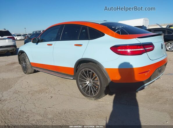 WDC0J4KB1KF516543 2019 MERCEDES-BENZ GLC 300 COUPE Light Blue Tył lewy