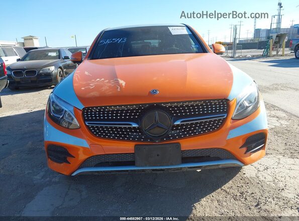 WDC0J4KB1KF516543 2019 MERCEDES-BENZ GLC 300 COUPE Light Blue Widok deski rozdzielczej