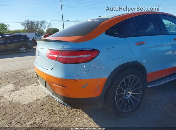 WDC0J4KB1KF516543 2019 MERCEDES-BENZ GLC 300 COUPE Light Blue Widok z przodu