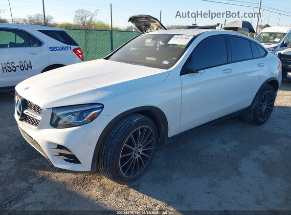WDC0J4KB2KF663972 2019 MERCEDES-BENZ GLC 300 COUPE White წინა მარცხენა ხედი სამი მეოთხედიდან