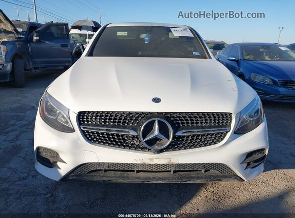 WDC0J4KB2KF663972 2019 MERCEDES-BENZ GLC 300 COUPE White წინა პანელის ხედი