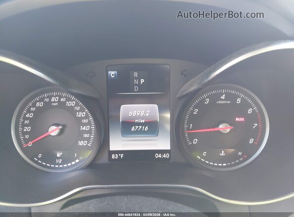 WDC0J4KB4KF588689 2019 MERCEDES-BENZ GLC 300 COUPE White Widok tylnych siedzeń