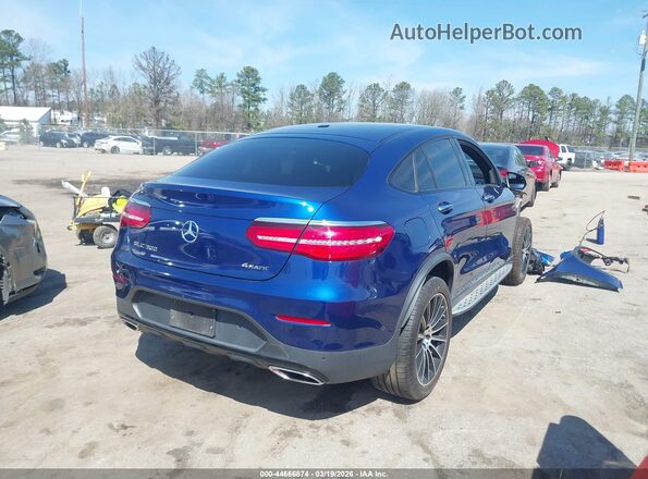 WDC0J4KB6JF356934 2018 MERCEDES-BENZ GLC 300 COUPE Blue Rear right