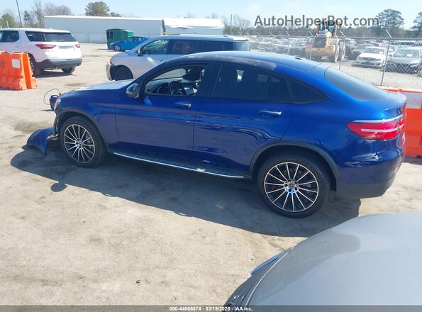 WDC0J4KB6JF356934 2018 MERCEDES-BENZ GLC 300 COUPE Blue Rear left