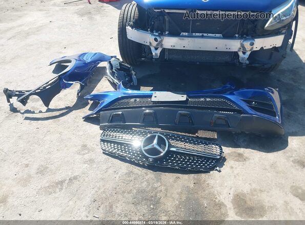 WDC0J4KB6JF356934 2018 MERCEDES-BENZ GLC 300 COUPE Blue Instrument cluster view