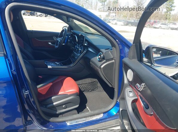 WDC0J4KB6JF356934 2018 MERCEDES-BENZ GLC 300 COUPE Blue Front interior view