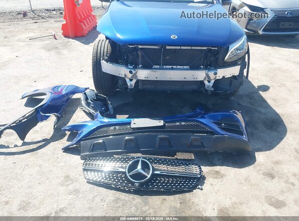 WDC0J4KB6JF356934 2018 MERCEDES-BENZ GLC 300 COUPE Blue Front view