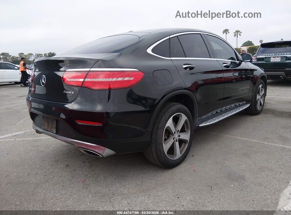 WDC0J4KB9HF160934 2017 MERCEDES-BENZ GLC 300 COUPE Black Tył prawy