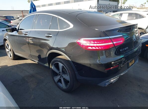 WDC0J4KB9JF402207 2018 MERCEDES-BENZ GLC 300 COUPE Black Rear left
