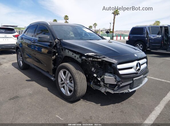 WDCTG4EB3GJ227403 2016 MERCEDES-BENZ GLA 250 Black Vista frontal
