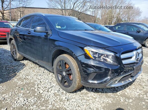 WDCTG4EB6HJ325049 2017 MERCEDES-BENZ GLA Черный Передняя правая четверть