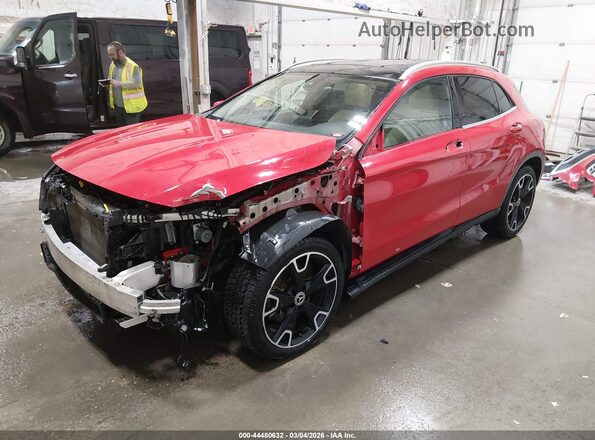 WDCTG4GB8KU019554 2019 MERCEDES-BENZ GLA 250 Red Front left